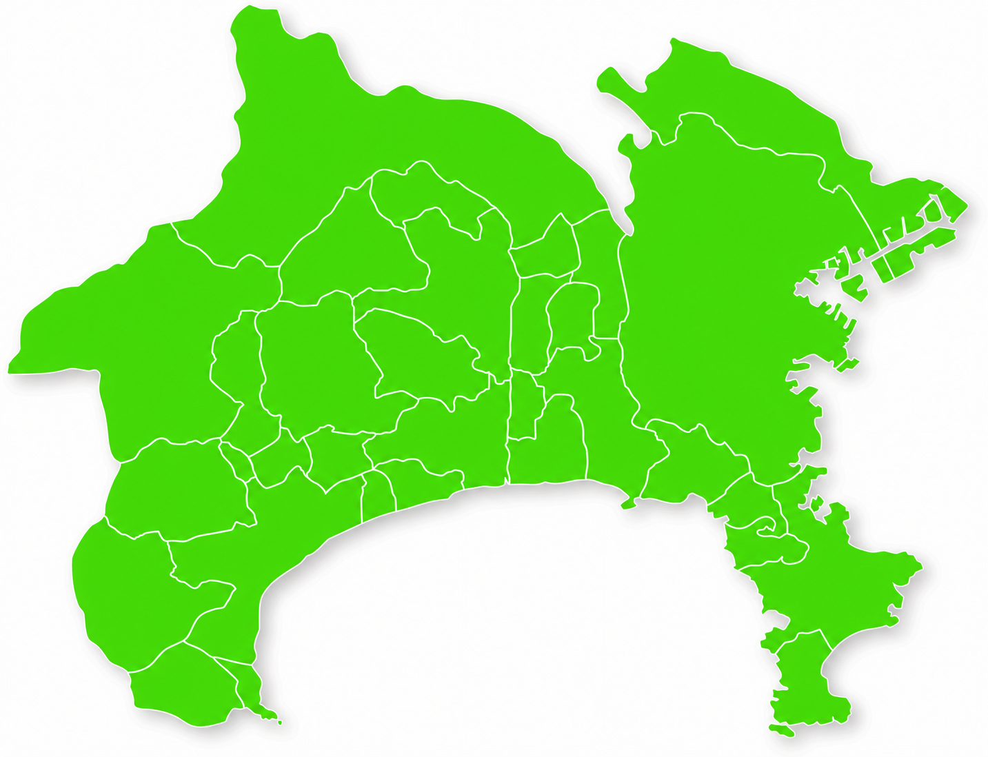 神奈川県地図