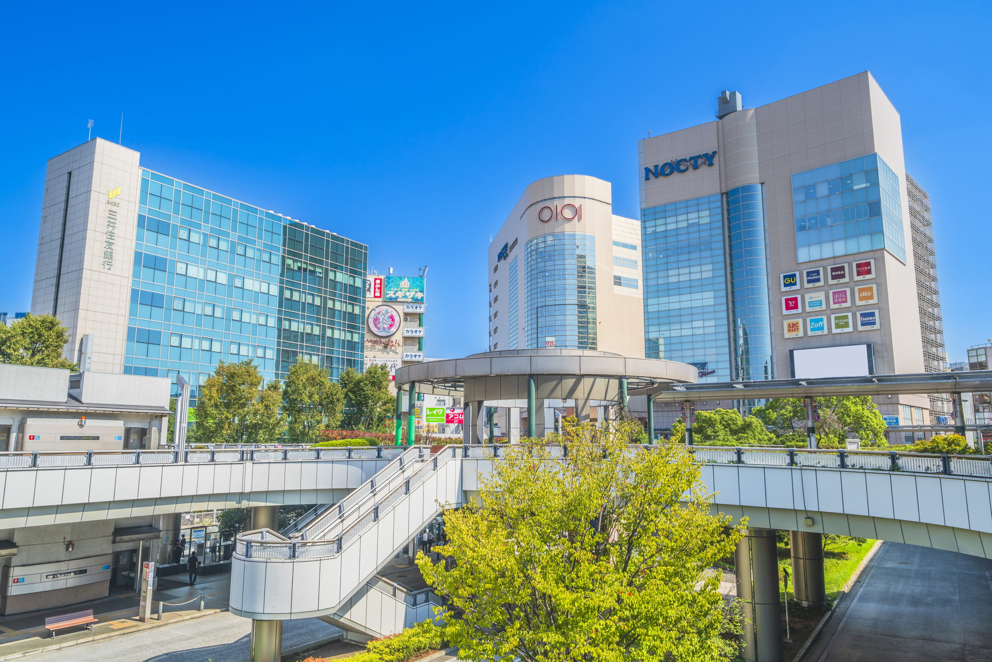 JR武蔵溝ノ口駅・東急溝の口駅前
